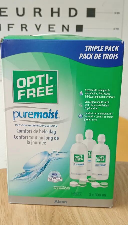 Produit lentille OptiFree puremoist
