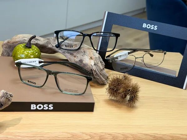 Les lunettes Hugo Boss en magasin
